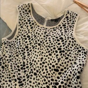 Pink Tartan sleeveless jersey dress